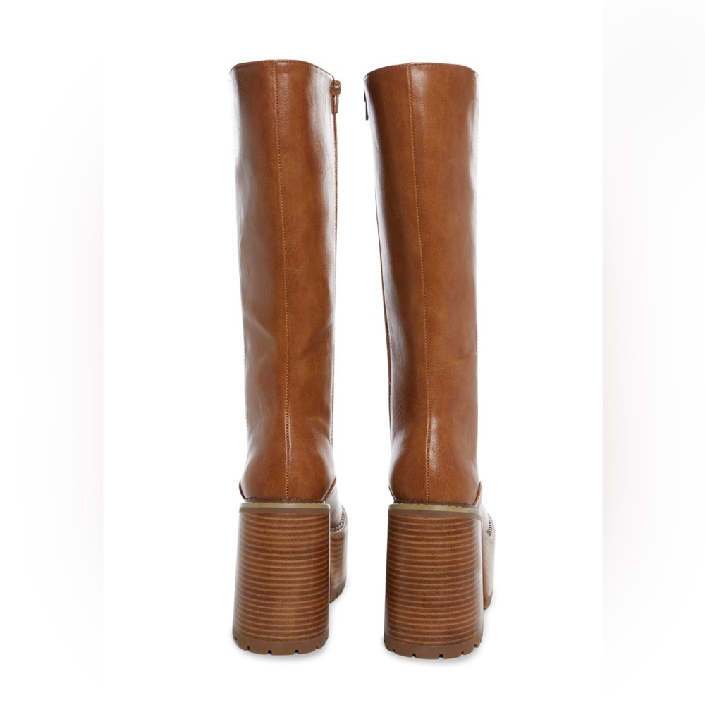 DELIA’s Brown Platform Knee-High Boots - Picture 2 of 3